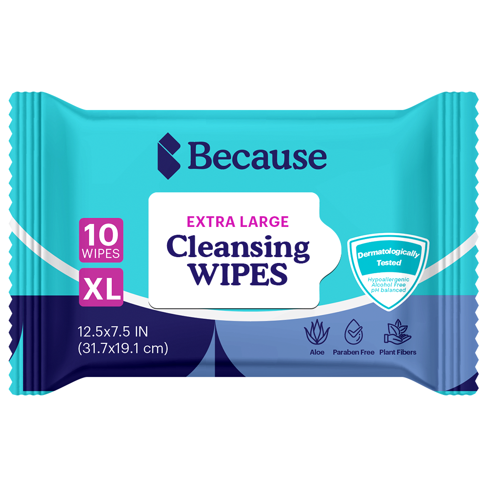 Extra Large Cleansing Wipes