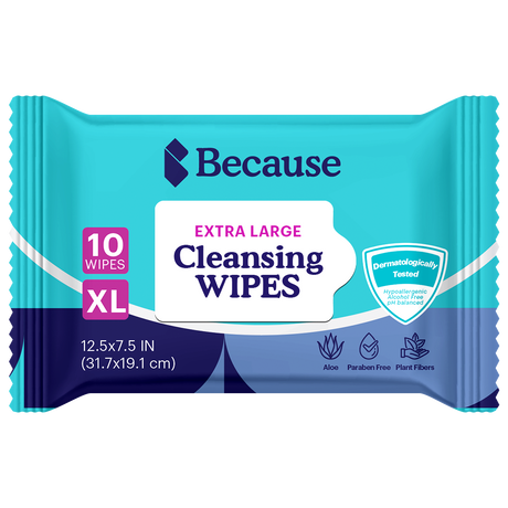 Extra Large Cleansing Wipes