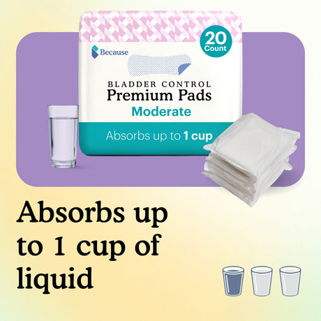 Absorbs up to 1 cup of liquid