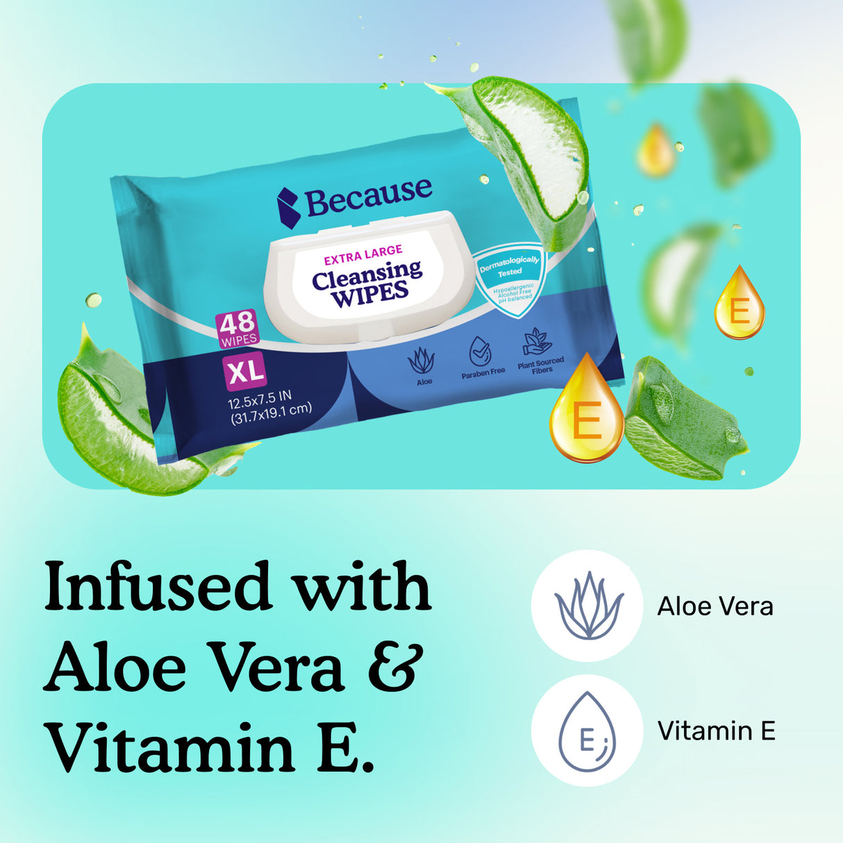 Extra Large Cleansing Wipes Value Pack