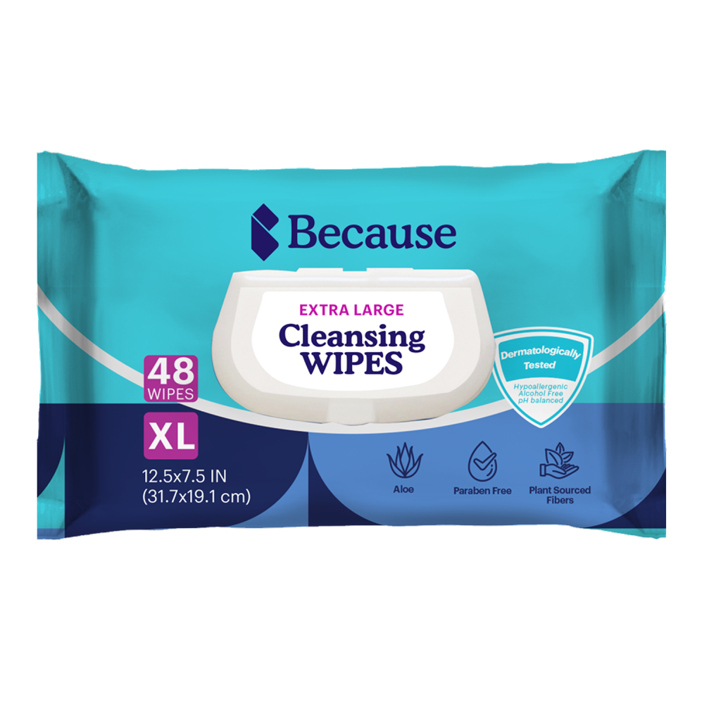 Extra Large Cleansing Wipes
