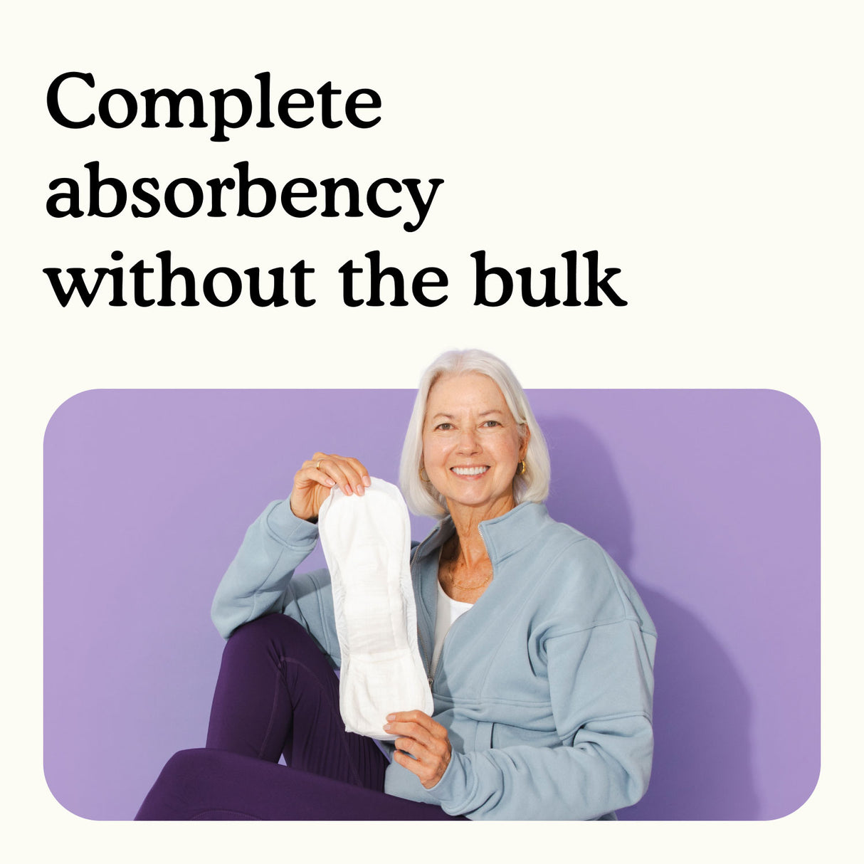 Complete absorbency