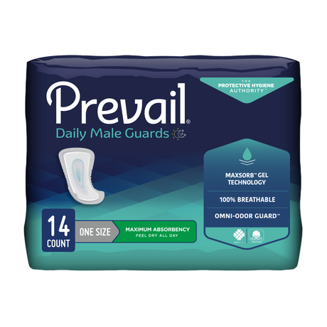 Prevail incontinence daily male guards