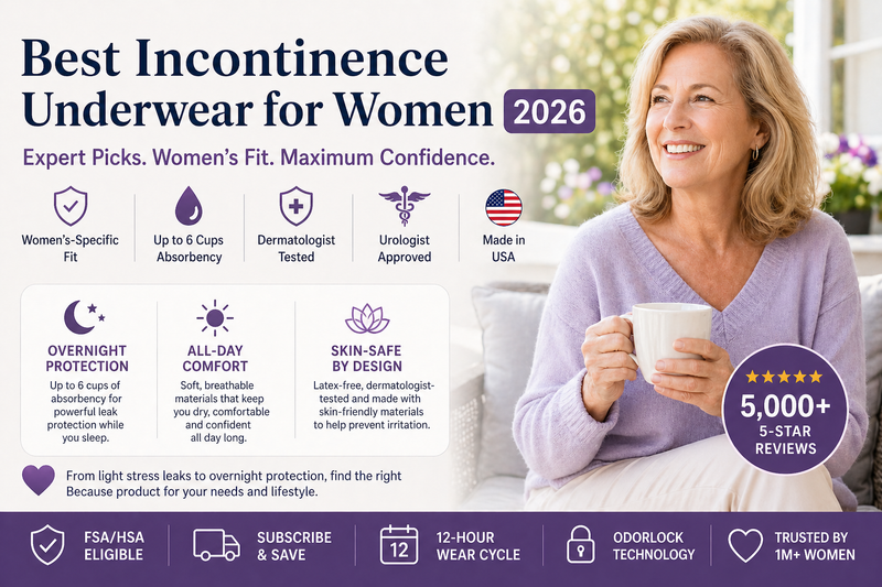 Best Incontinence Underwear for Women 2026 | Expert Guide & Reviews