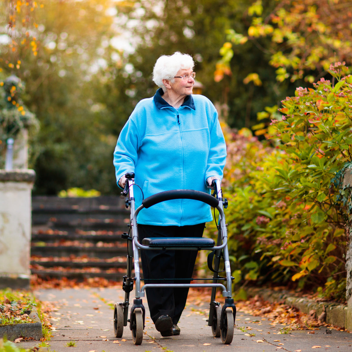 How to Use a Rollator Walker Properly – Because Market