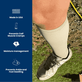 Men's Over The Calf Compression Stocking Socks (1 Pair) by DIABETIC SOCK CLUB