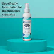 Specifically formulated for incontinence cleansing.