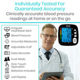 Guaranteed accurate blood pressure monitor.