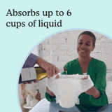 Overnight absorbing bottle of wine