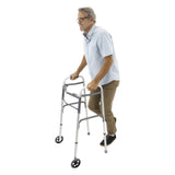 Lightweight walker with wheels that can support 250 lbs.