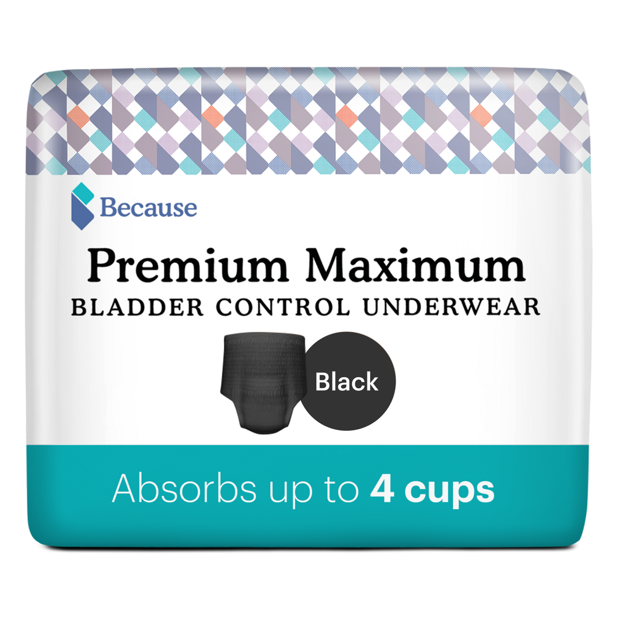Because Premium Maximum Plus Pull Up Underwear for Women - Absorbent  Bladder Protection with a Sleek, Invisible Fit - Beige, Absorbs 4 Cups -  X-Large 80 Count (Pack of 1) : : Health & Personal Care