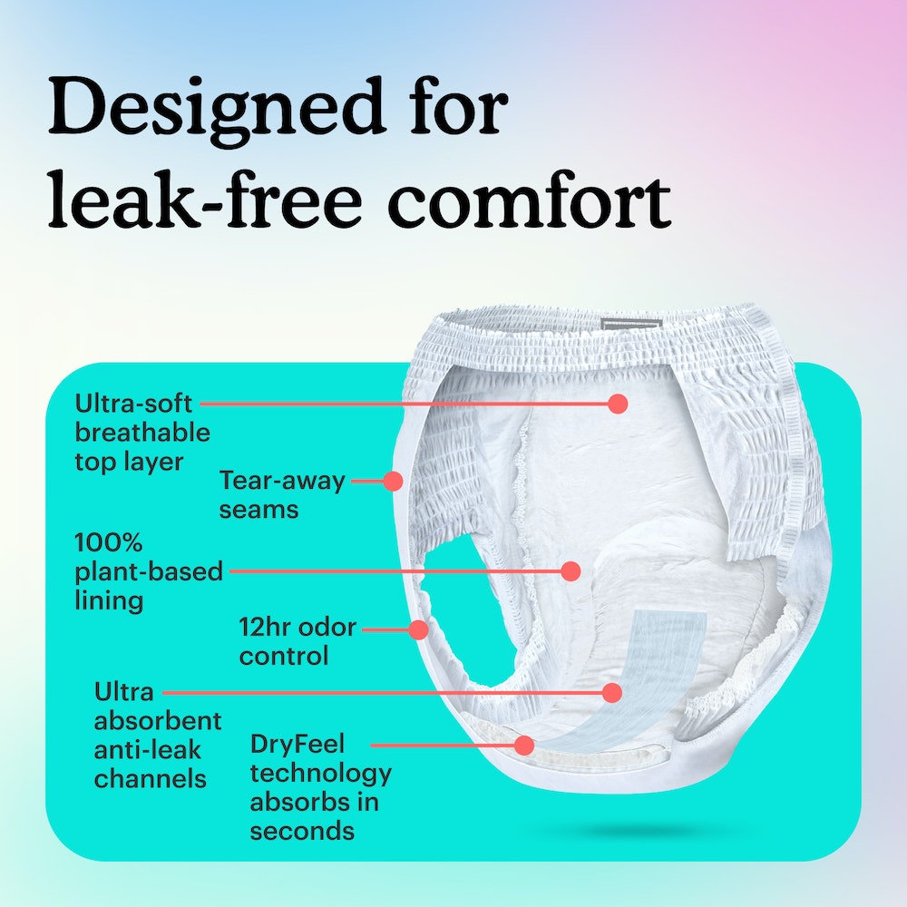 Designed for leak-free comfort