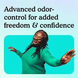 Advanced odor-control for added freedom & confidence