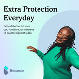 Get extra protection everyday. Add extra defense to your car, furniture, or mattress protecting it against leaks.