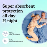 Super absorbent protection all day & night