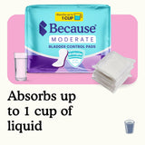 Bladder Leak Pads - Moderate