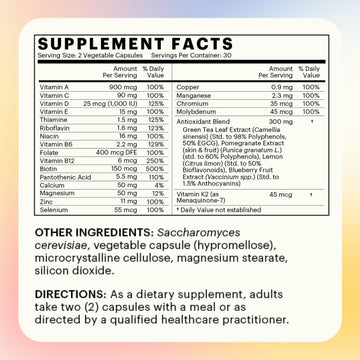 Supplement facts