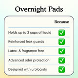 Premium Pads for Women (Overnight)