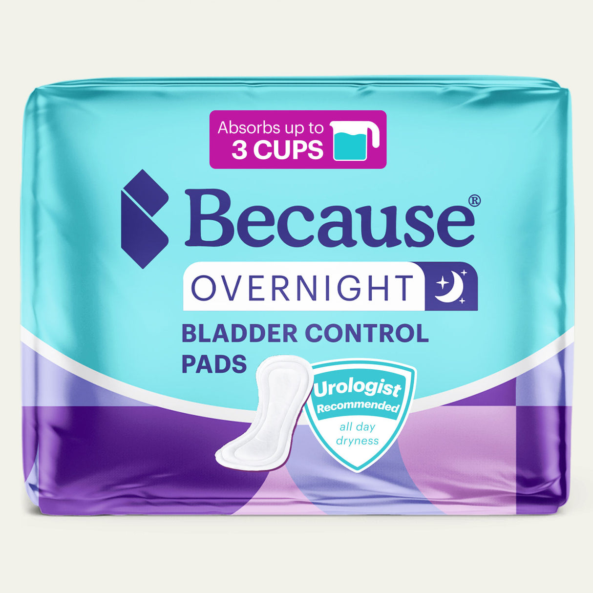 Starter Kit of Bladder Leak Pads - Overnight