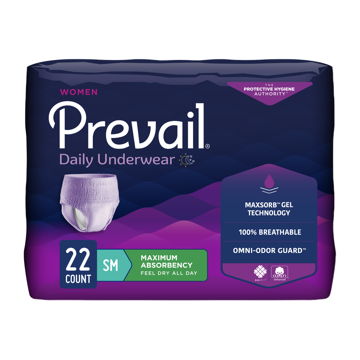 Prevail Incontinence Underwear for Women, Maximum Absorbency