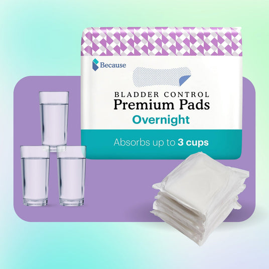 Because Premium Pads for Women (Overnight)