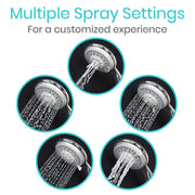 Multiple spray settings