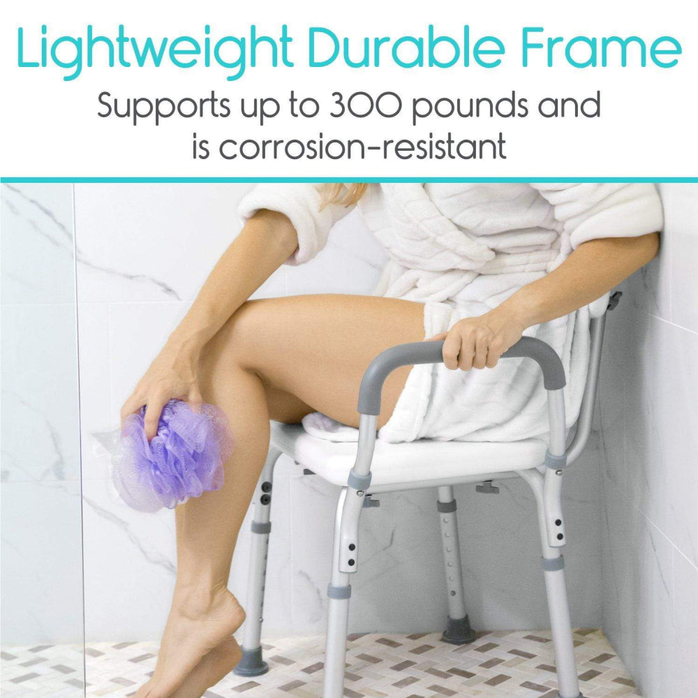 Lightweight durable frame that supports up to 300 pounds and is corrosion-resistant