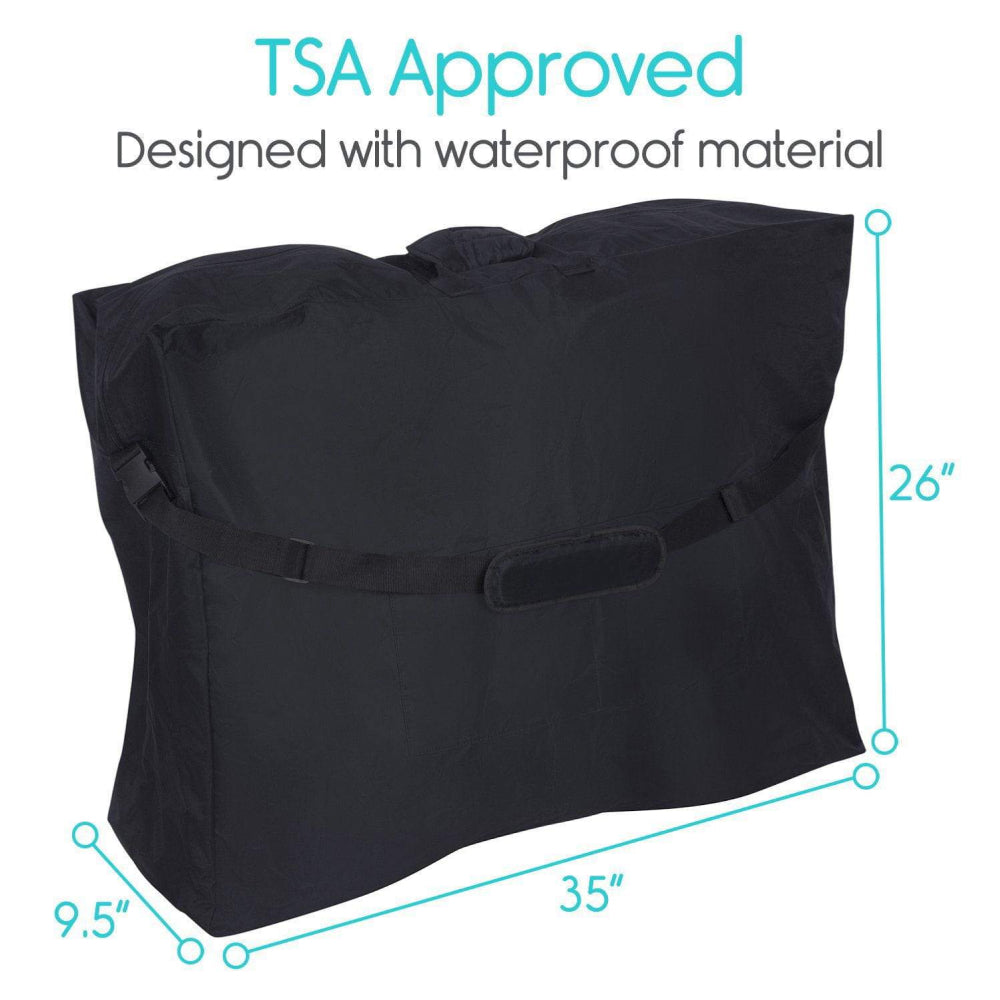 TSA approved. Designed with waterproof material