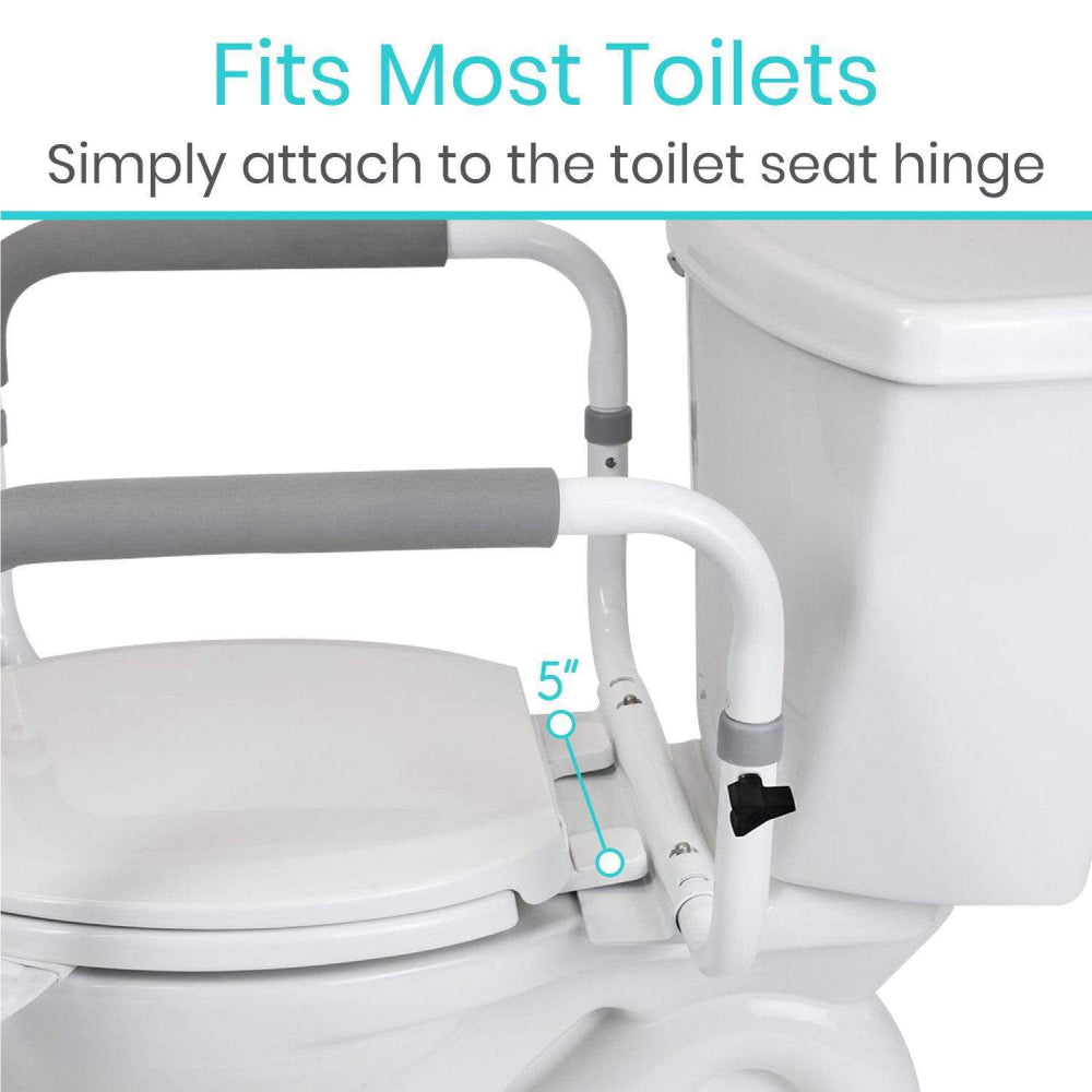 Fits most toilets and easy to set up