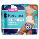 Because Sensitive Overnight Underwear for Women
