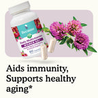 Because Women's 50+ Multivitamin aids immunity, supports healthy aging