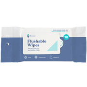 Flushable wipes 18 count