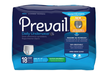 Prevail underwear for men max absorbency
