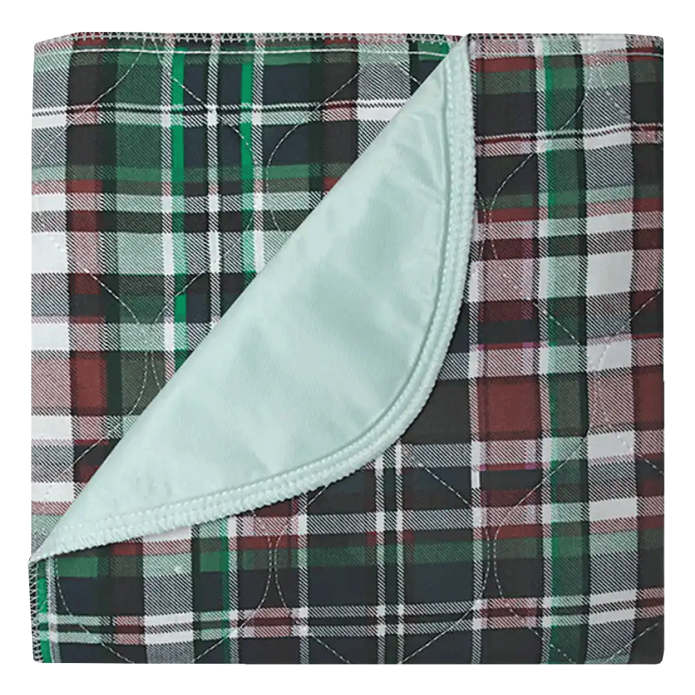 Because Reusable Underpad Heavy Absorbency, Plaid 34 X 36 Inch ...