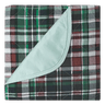Reusable bed pad in plaid