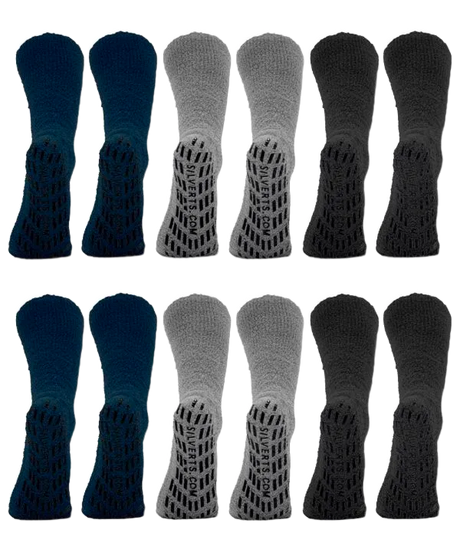 Slipper-Grip Socks 6-pack