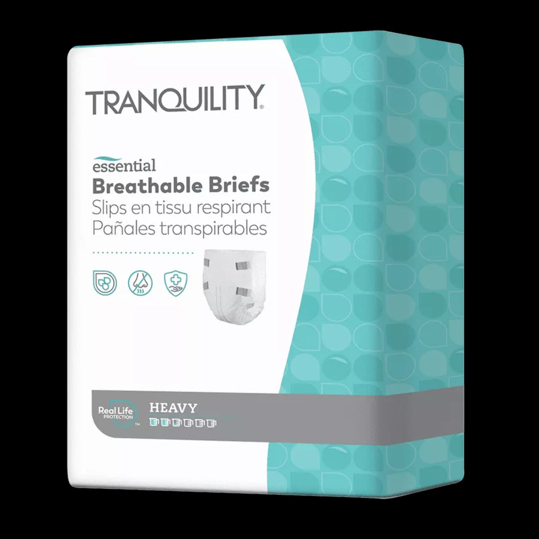 Tranquility Essential Breathable Incontinence Brief, Heavy Absorbency