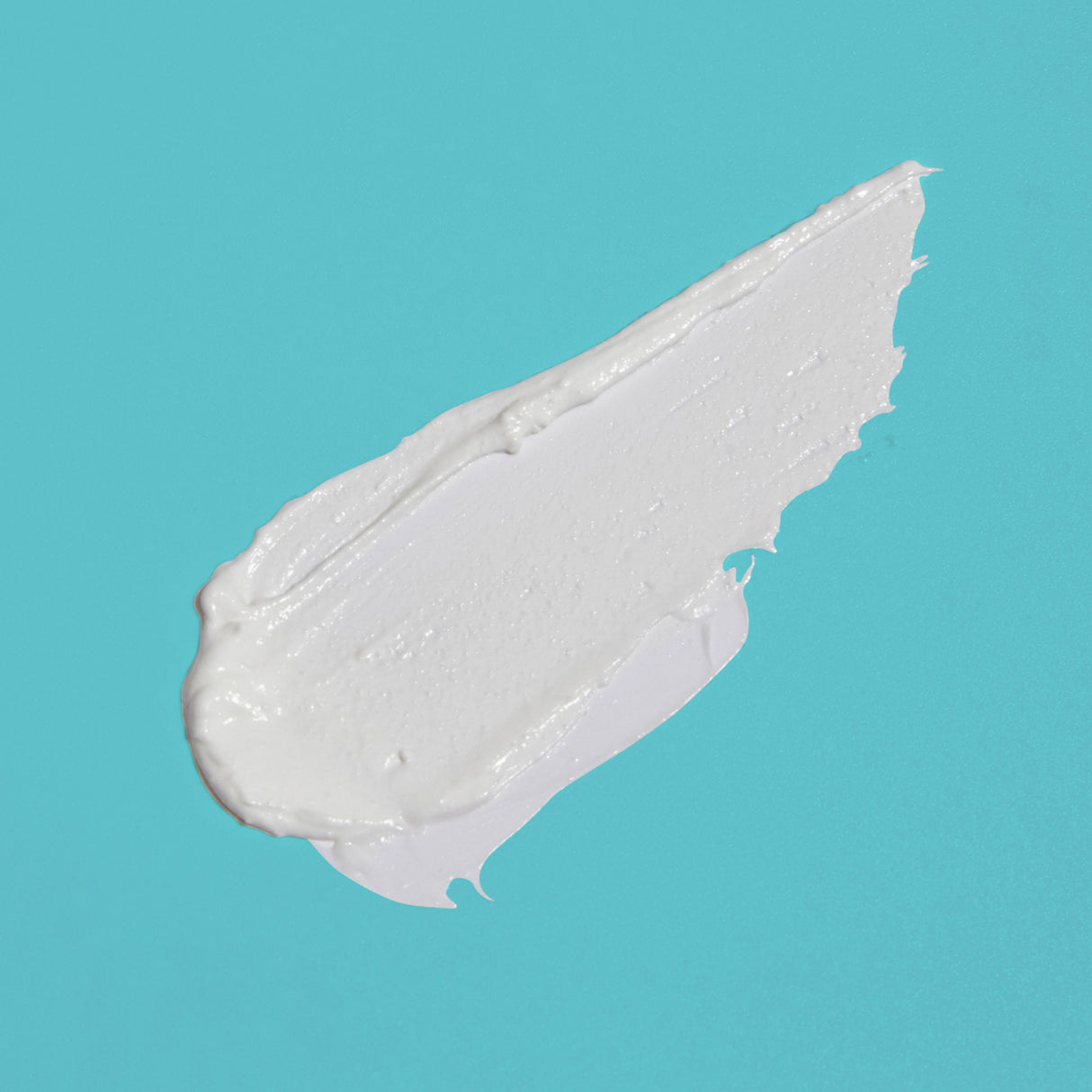 A smear of white barrier cream