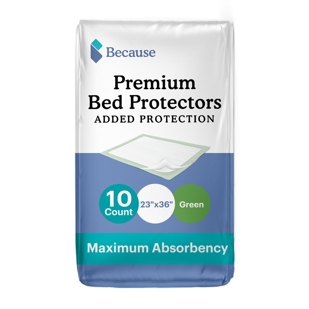 Premium bed protectors added protection 10 count maximum absorbency