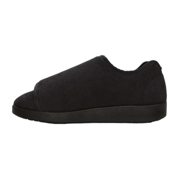 Side of slipper in black