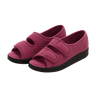 Velvet pink, closure open toed sandals