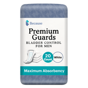 Premium guards bladder control for men maximum absorbency