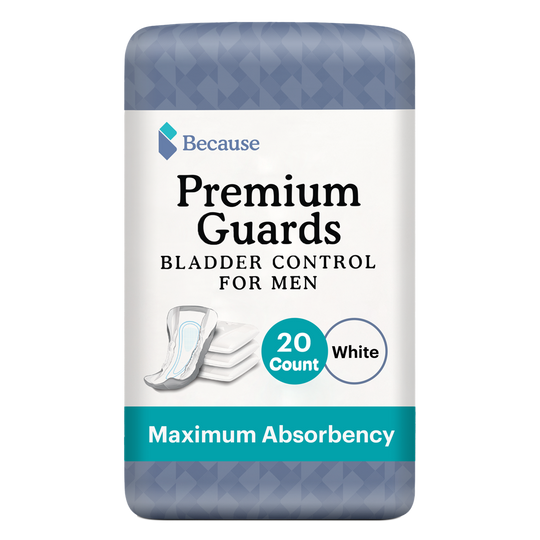 Premium guards bladder control for men maximum absorbency