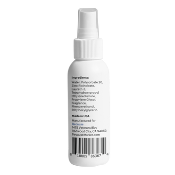 Ingredients: Water, Polysorbate 20, Zinc Ricinoleate, Laureth-3, Tetra hydroxypropyl, Ethylenediamine, Propylene Glycol, Fragrace, Phenoxyethanol, Ethyhexyglycerin. 