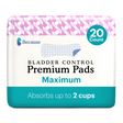 Bladder control premium pads maximum