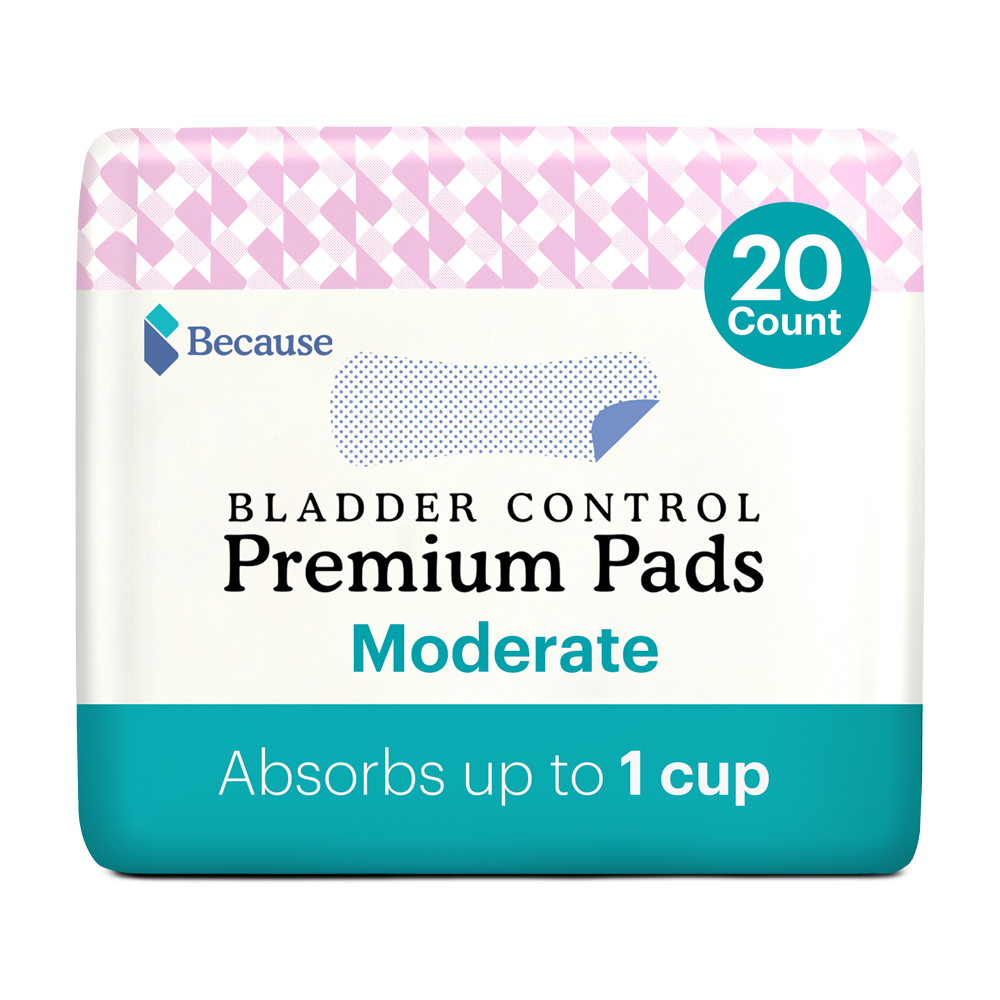 HSA Eligible  Because Booster Pads for Bladder Control Underwear, 20 ct.