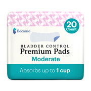 Bladder control premium pads moderate absorbs up to 1 cup