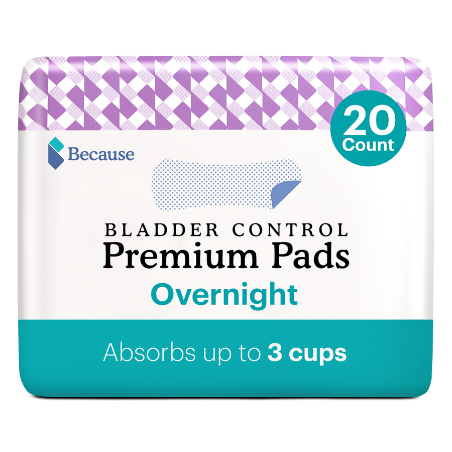 Because Premium Pads for Women (Overnight)