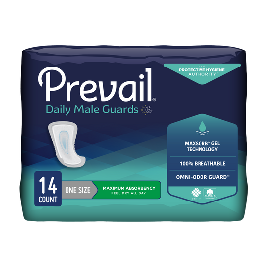 Prevail incontinence daily male guards