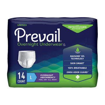 Prevail overnight underwear for men and women